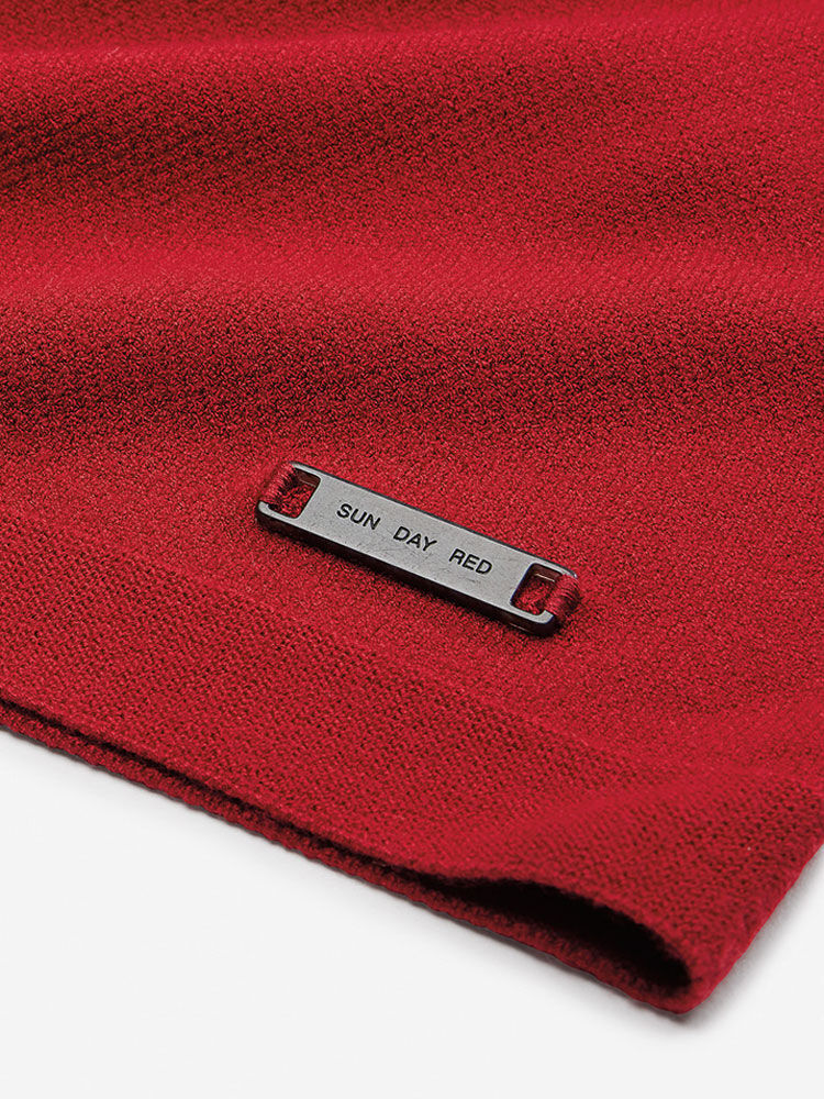 Sun Day Red 3D Knit Polo Rød | 43250-TWQX