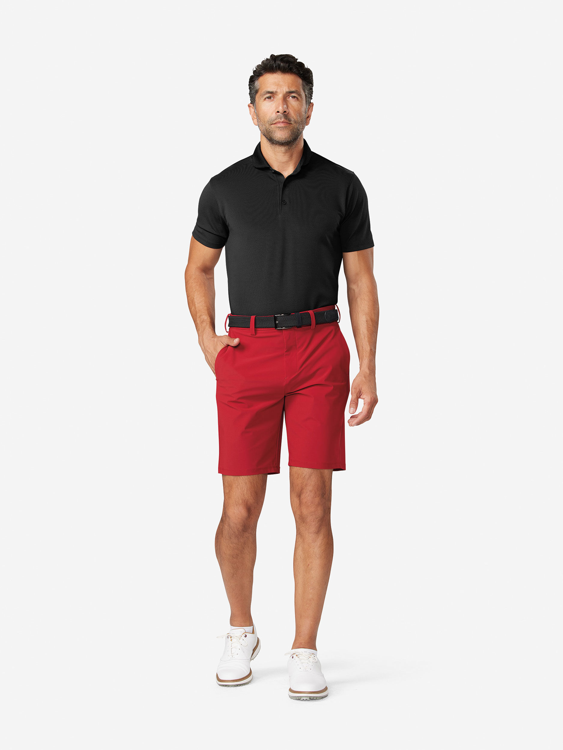 Sun Day Red 9" Endless Stretch Short Rød | 12689-VDIQ