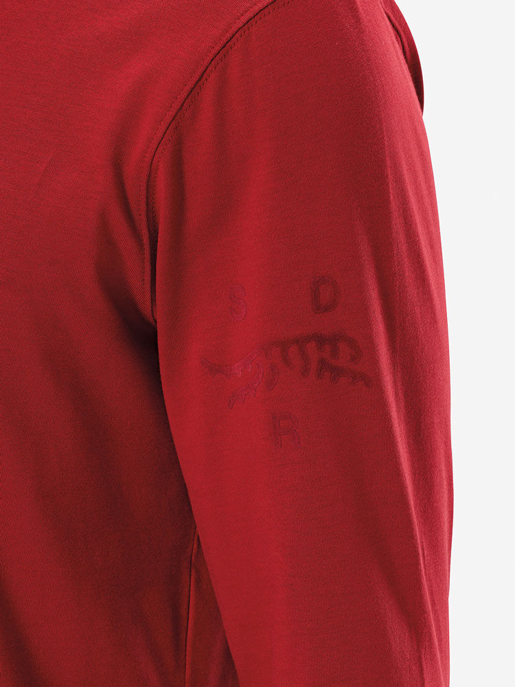 Sun Day Red Long Sleeve Dark Matter T-Shirt Rød | 47296-SNOT