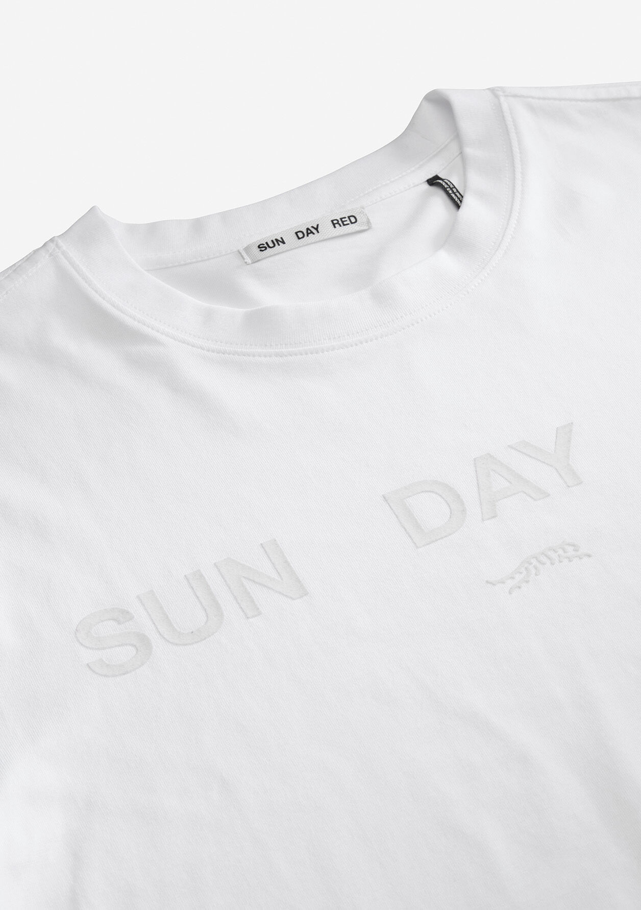 Sun Day Red Long Sleeve Dark Nebula T-Shirt Hvide | 73159-NPJS