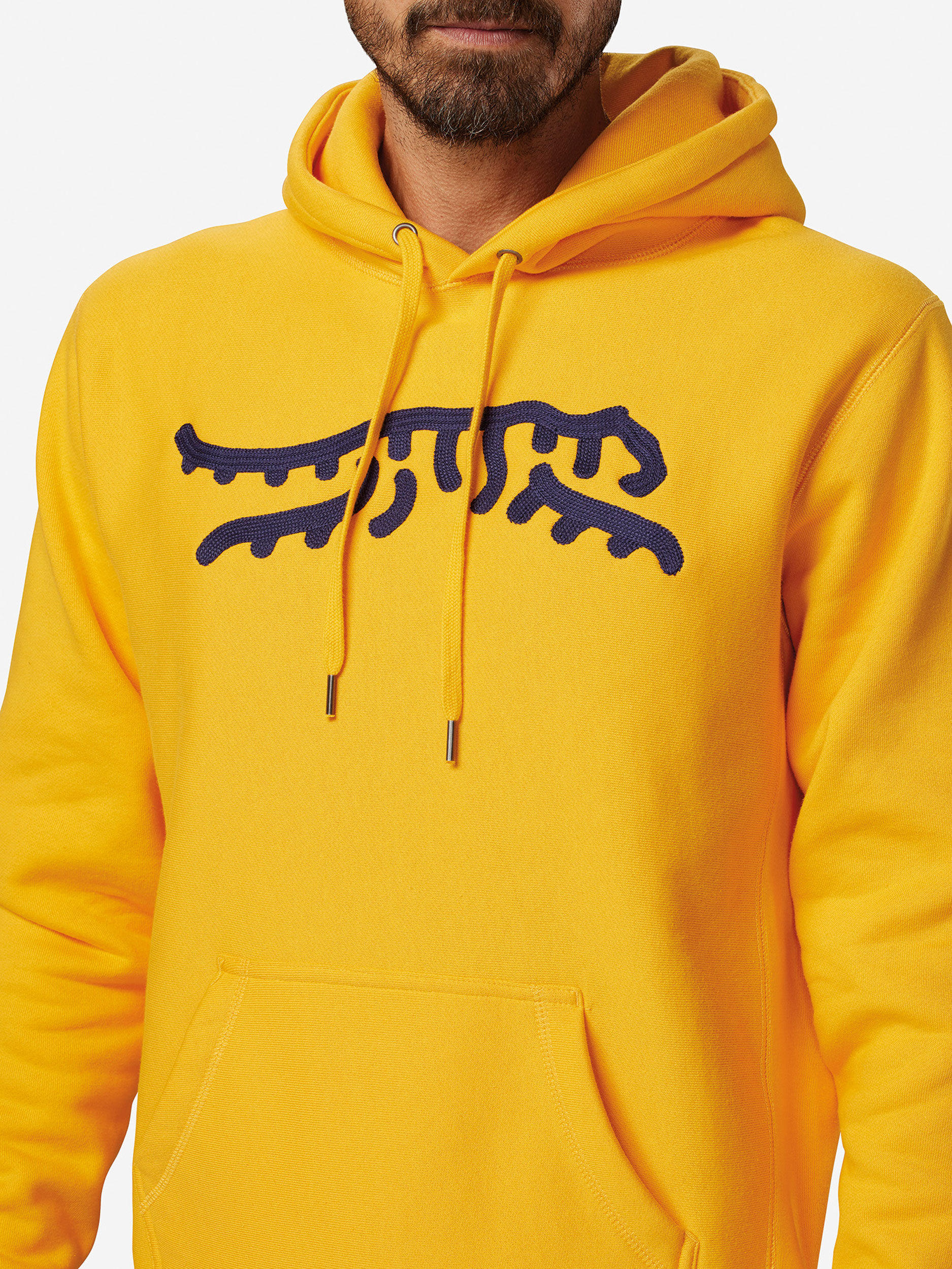 Sun Day Red Luare Chain Stitch Hoodie Gold/Navy | 96043-YBQG