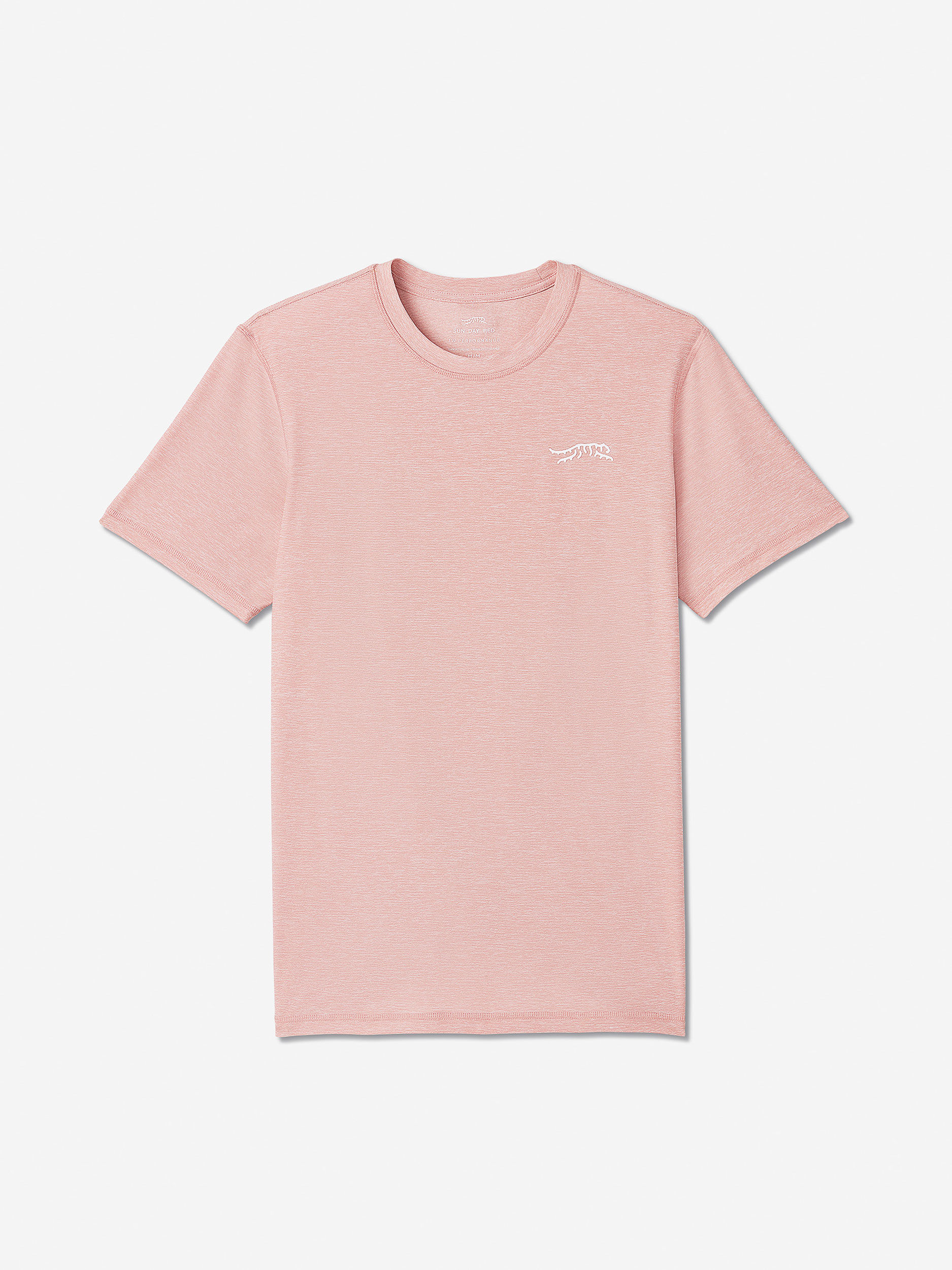 Sun Day Red Performance Short Sleeve Tech Tee Lyserød | 13647-WRCJ