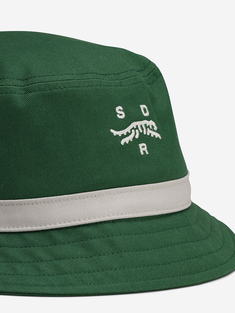 Sun Day Red Pines Twill Bucket Hat Pine/Needle | 68049-BMLK