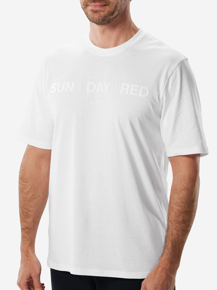 Sun Day Red SunDay T-Shirt Hvide | 68957-MPTR